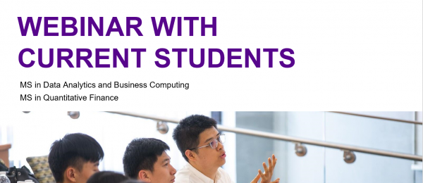 Webinar Recap: Program Experience Shared by Current Students